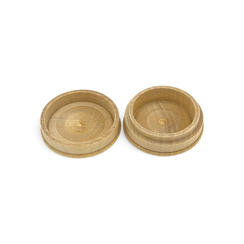 Открытая 51 x 21 мм round turned wooden box