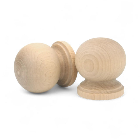 Крупный план: 42 мм wooden cabinet knob